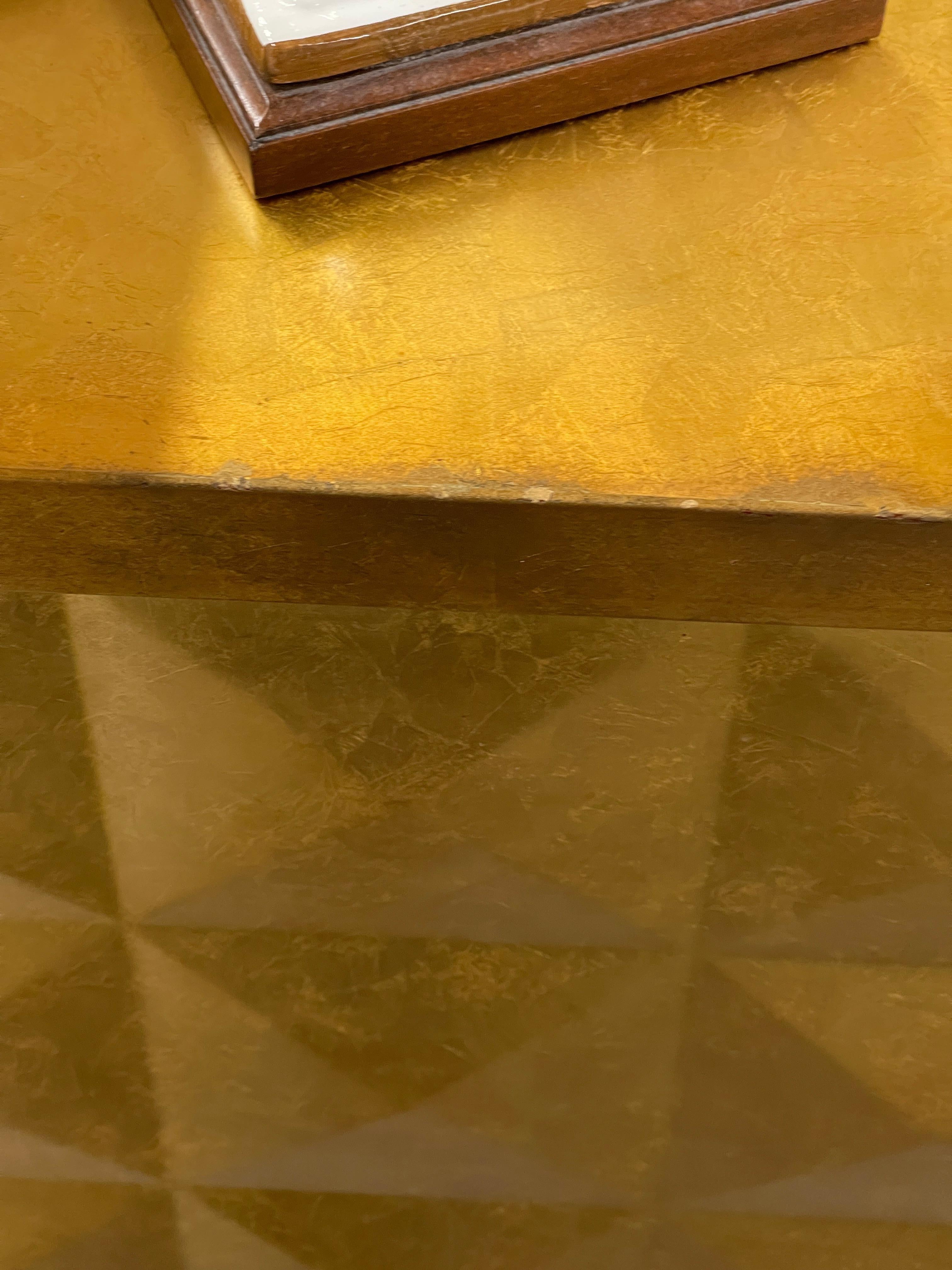 Barbara Baker for Baker Gold Leaf Diamond Chest 11