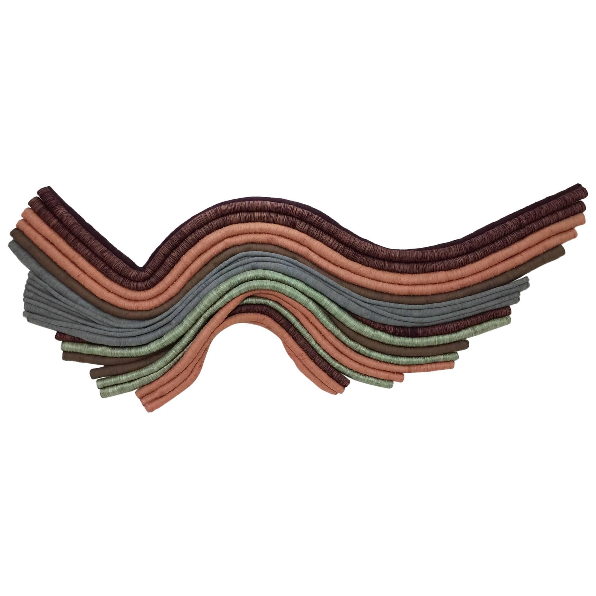 Barbara Barron Textil Faser Kunst Skulptur Wandbehang