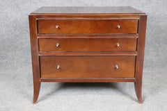 Barbara Barry Art Deco Mahogany Commode Dresser By Baker Furniture Company