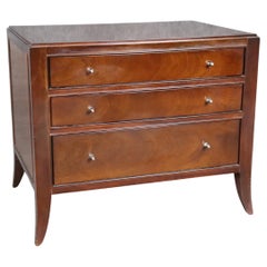Barbara Barry Art Deco Mahogany Commode Dresser By Baker Furniture Company