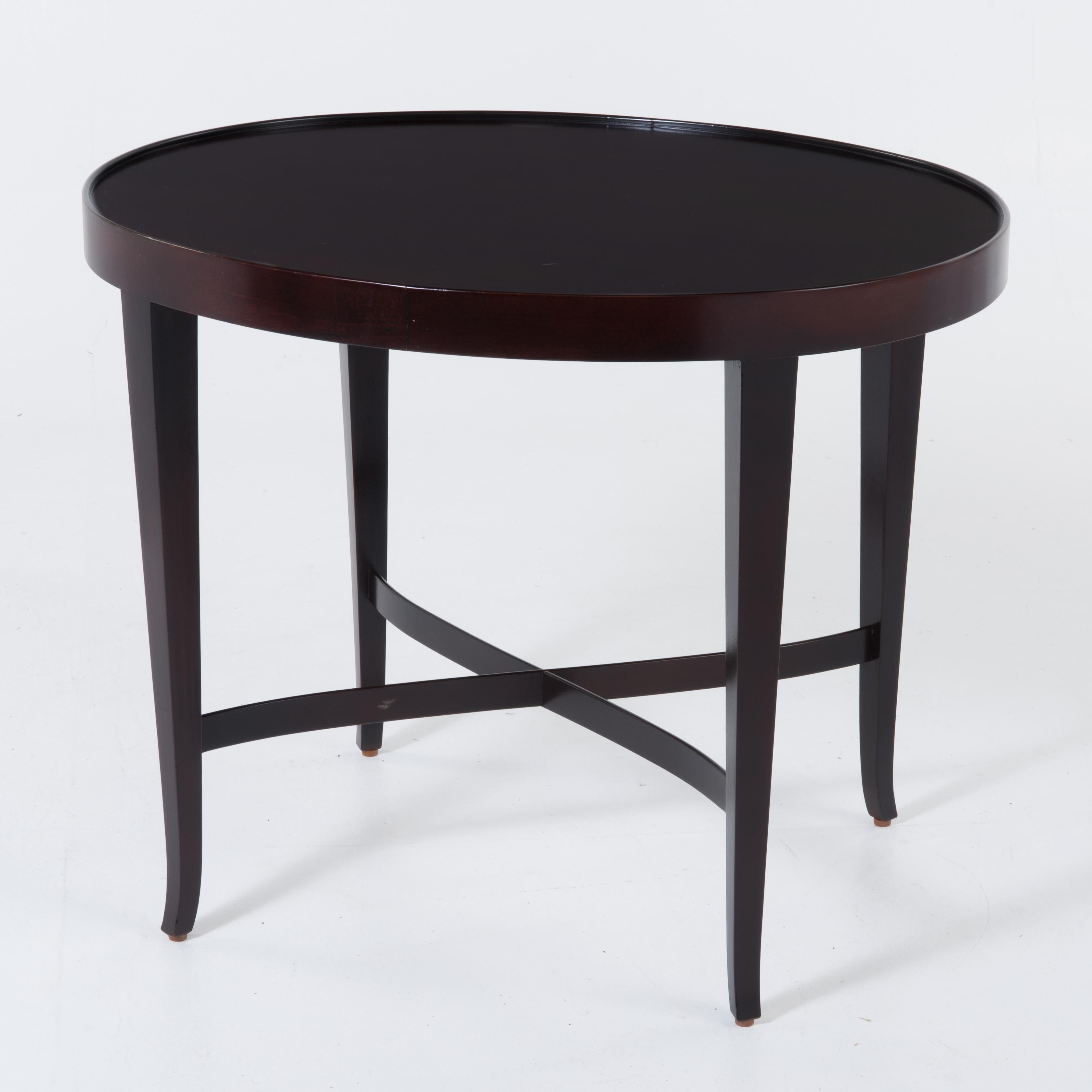 Barbara Barry Baker Oval Occasional Side End Table 1