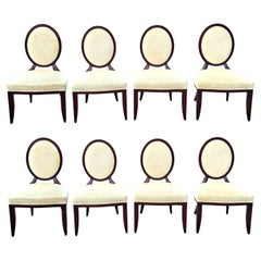 Collection'S di Barbara Barry per Baker Furniture Sedia da pranzo ovale con schienale a X