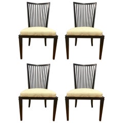 Barbara Barry Collection for Baker Furniture Set of Four Dining Room Chairs