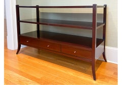 Barbara Barry Collection For Baker Mahogany Console Table