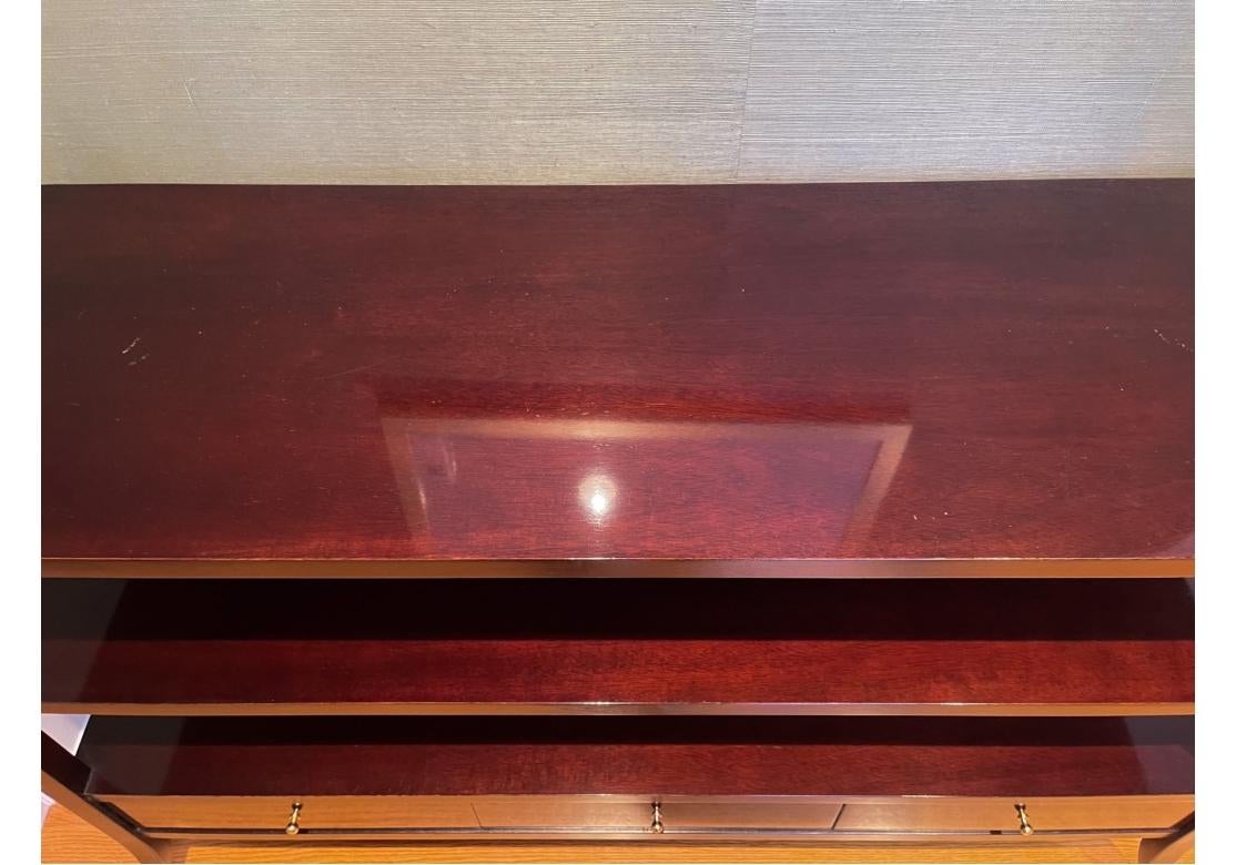 Barbara Barry Collection For Baker Mahogany Console Table 3