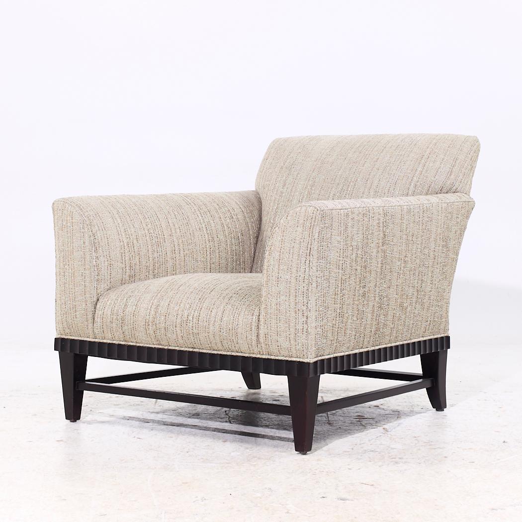 Barbara Barry Fluted Lounge Chair (Moderne) im Angebot