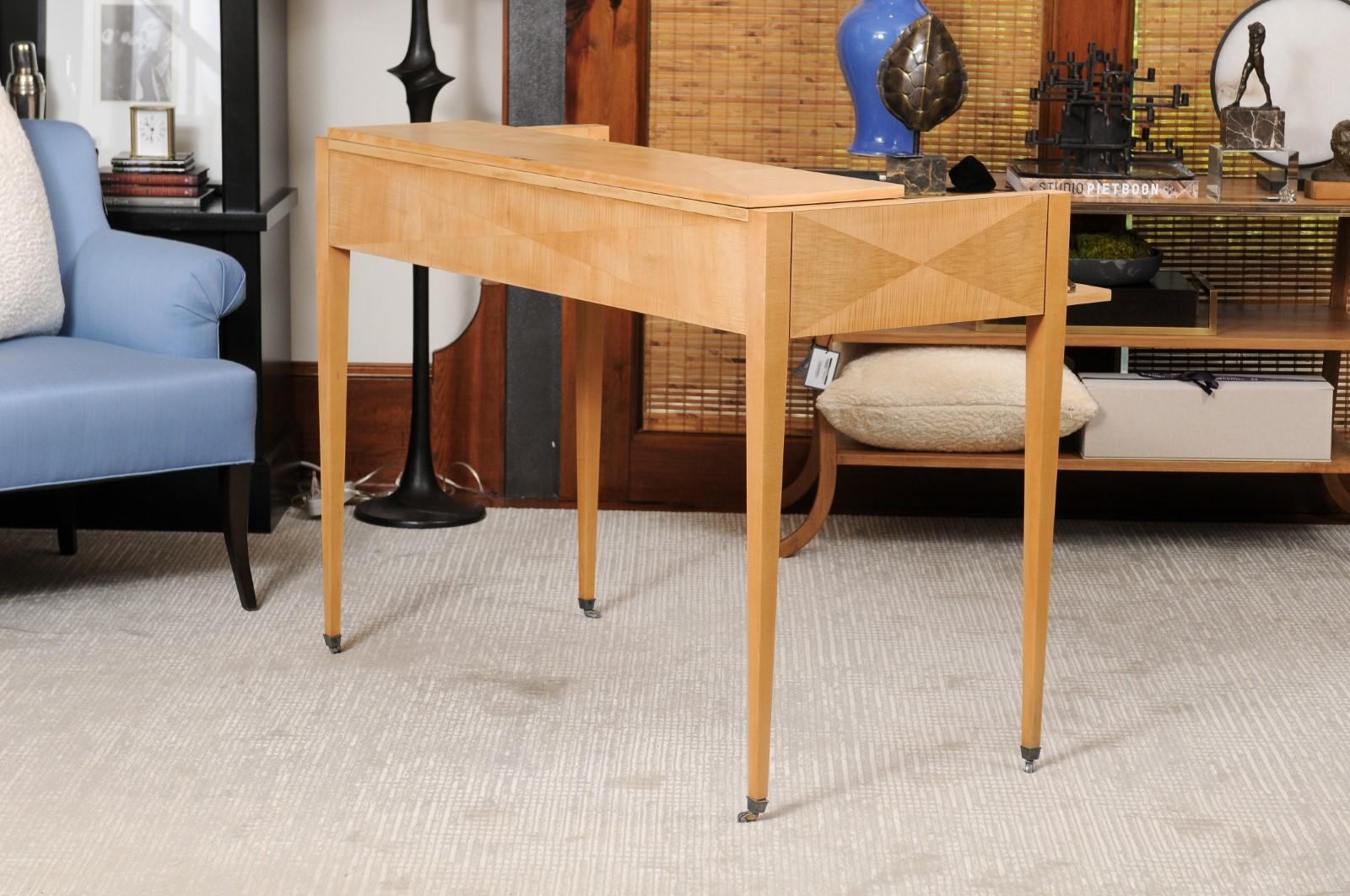 Barbara Barry for Baker Art Deco Style Writing Desk For Sale 2