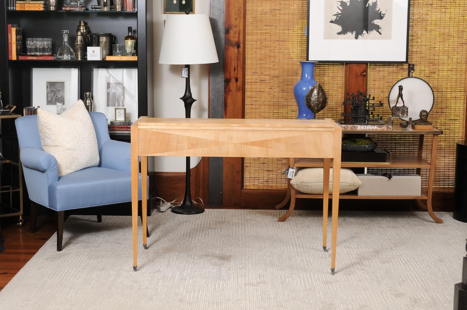 Barbara Barry for Baker Art Deco Style Writing Desk For Sale 3