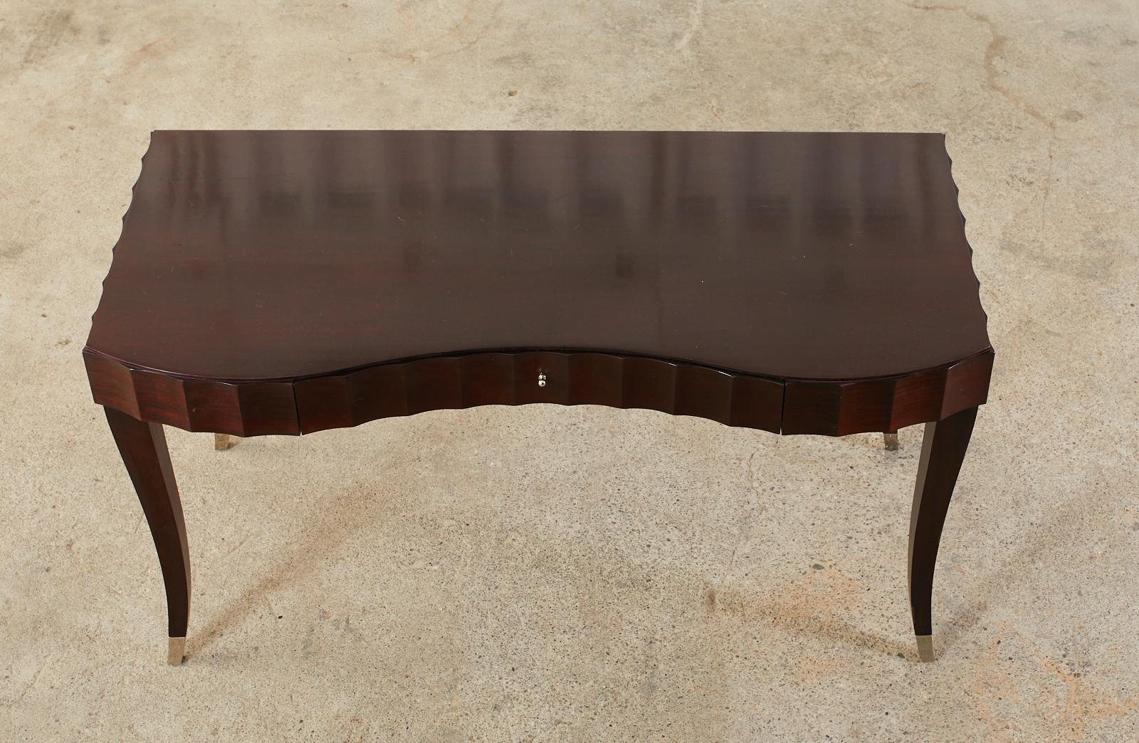 Lacquered Barbara Barry for Baker Art Deco Style Writing Desk