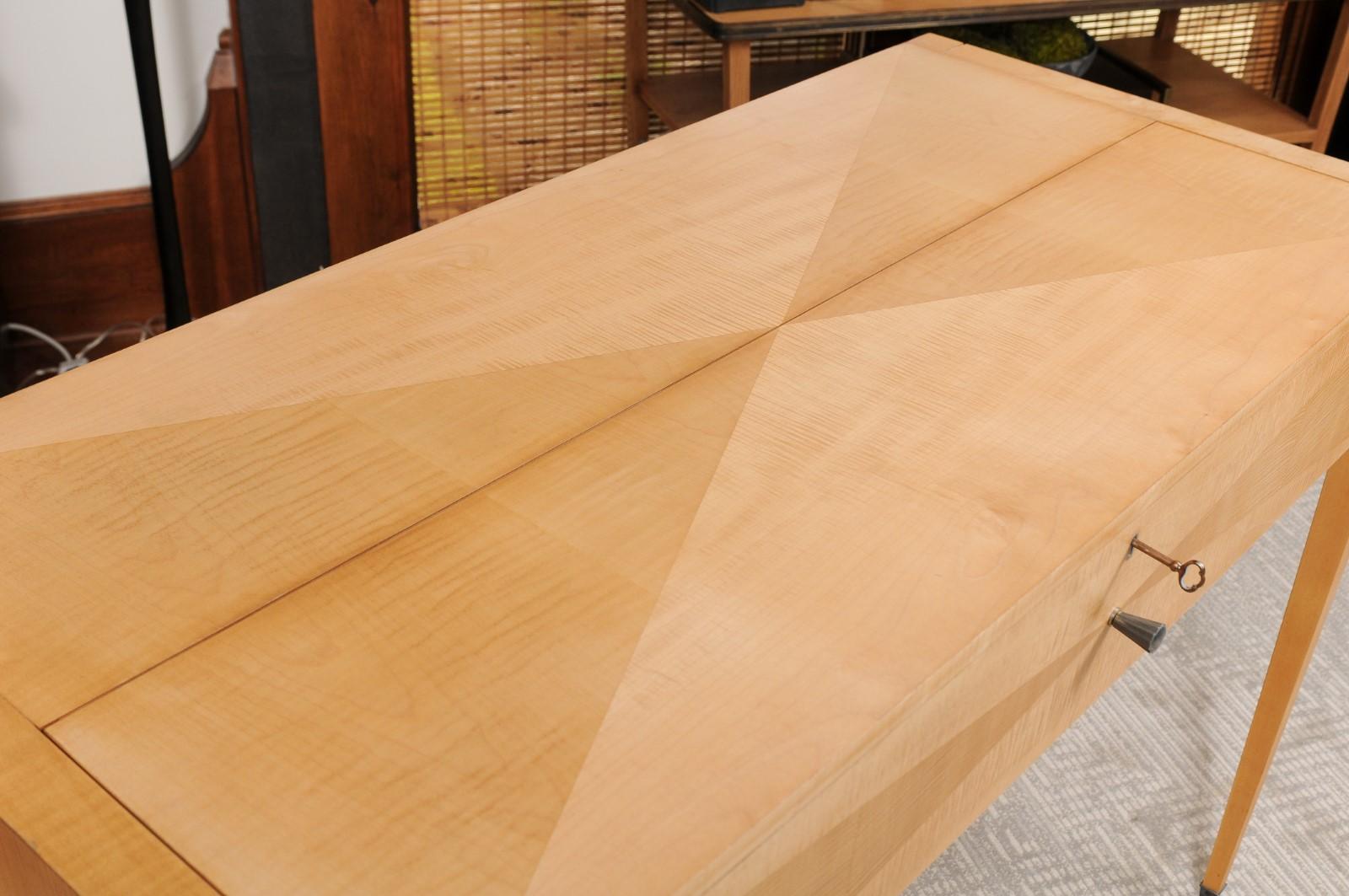 Barbara Barry for Baker Art Deco Style Writing Desk In Good Condition For Sale In Atlanta, GA