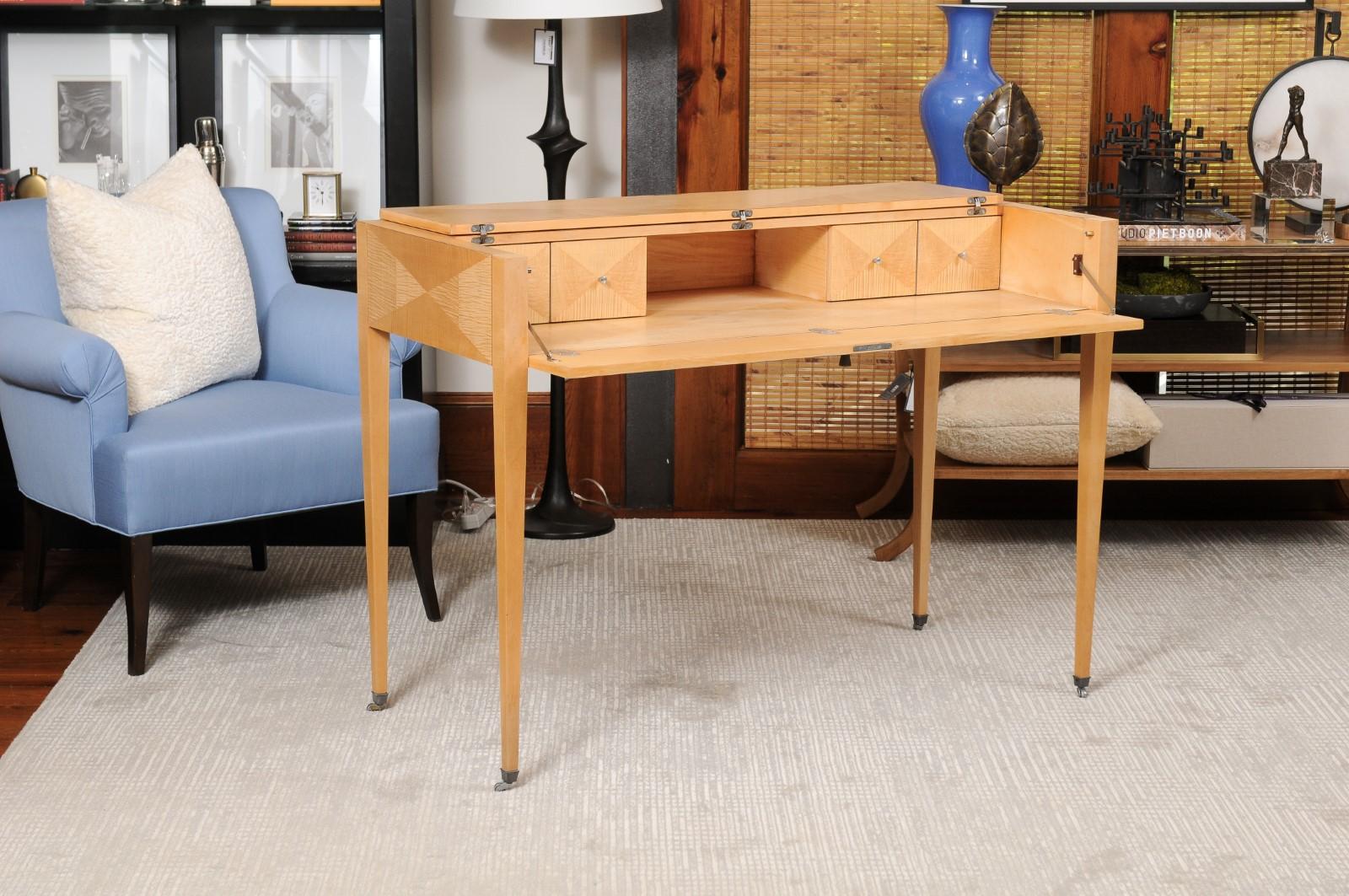 Contemporary Barbara Barry for Baker Art Deco Style Writing Desk For Sale