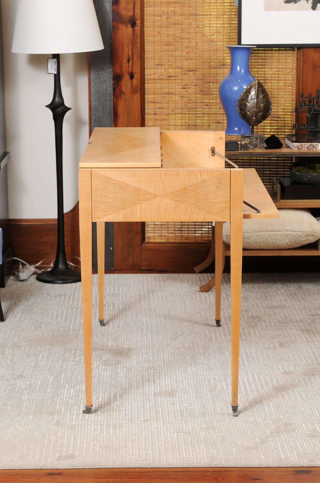 Barbara Barry for Baker Art Deco Style Writing Desk For Sale 1