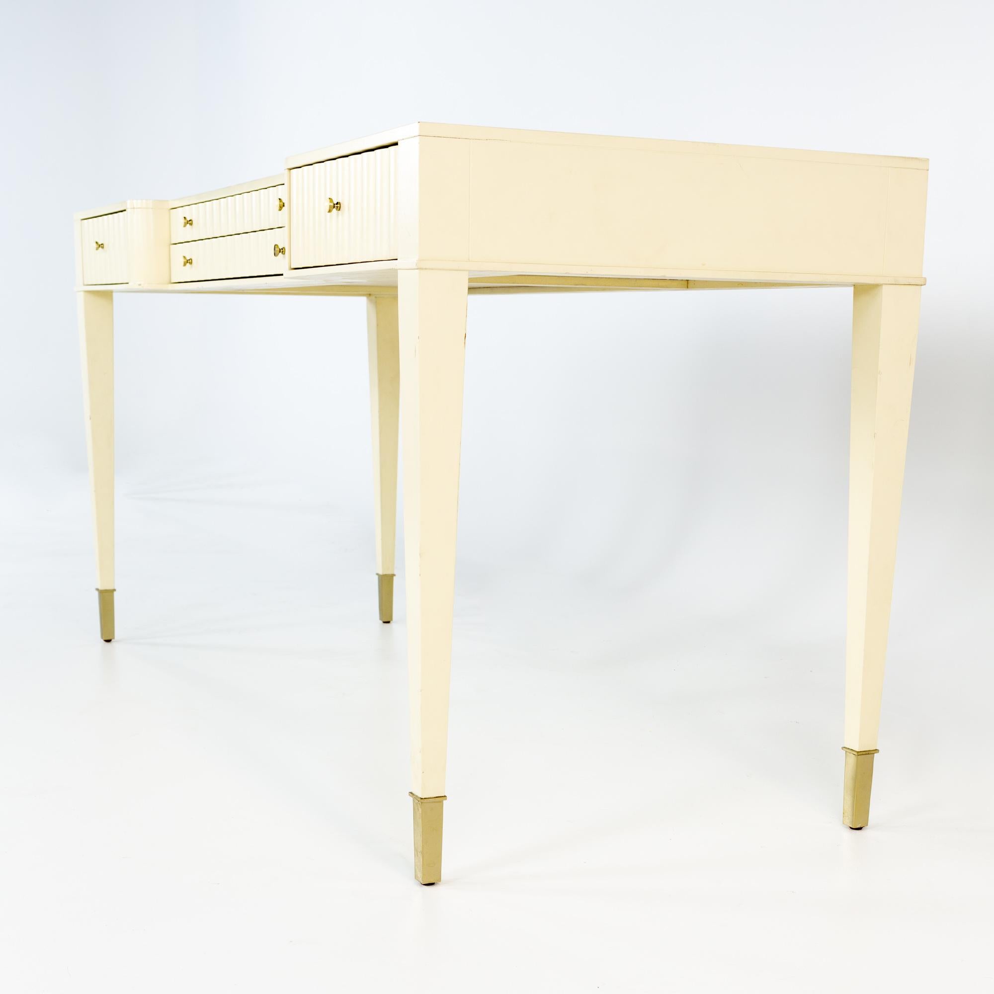 Modern Barbara Barry for Baker Contemporary White Lacquer Desk