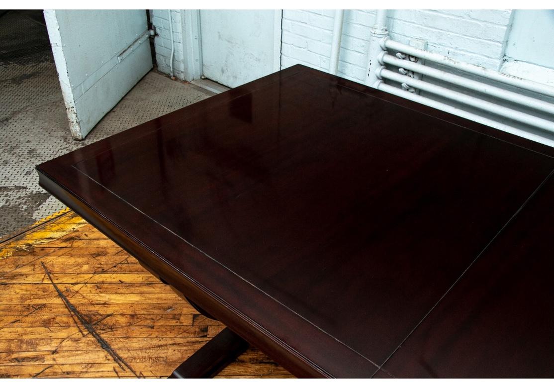 Barbara Barry for Baker Dark Mahogany Dining Table In Good Condition In Bridgeport, CT