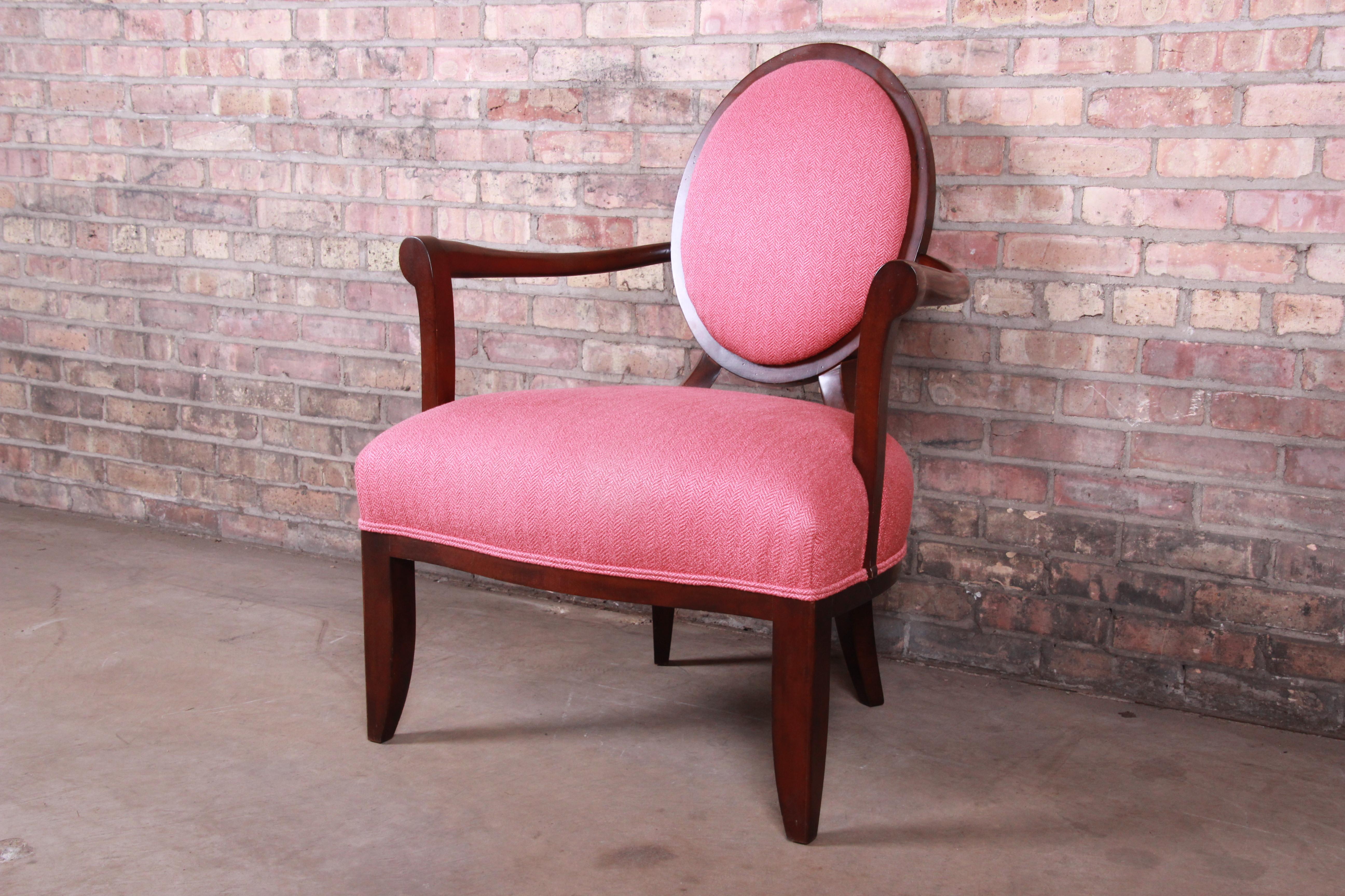 Moderne Barbara Barry pour Baker Furniture, fauteuil de salon contemporain en vente