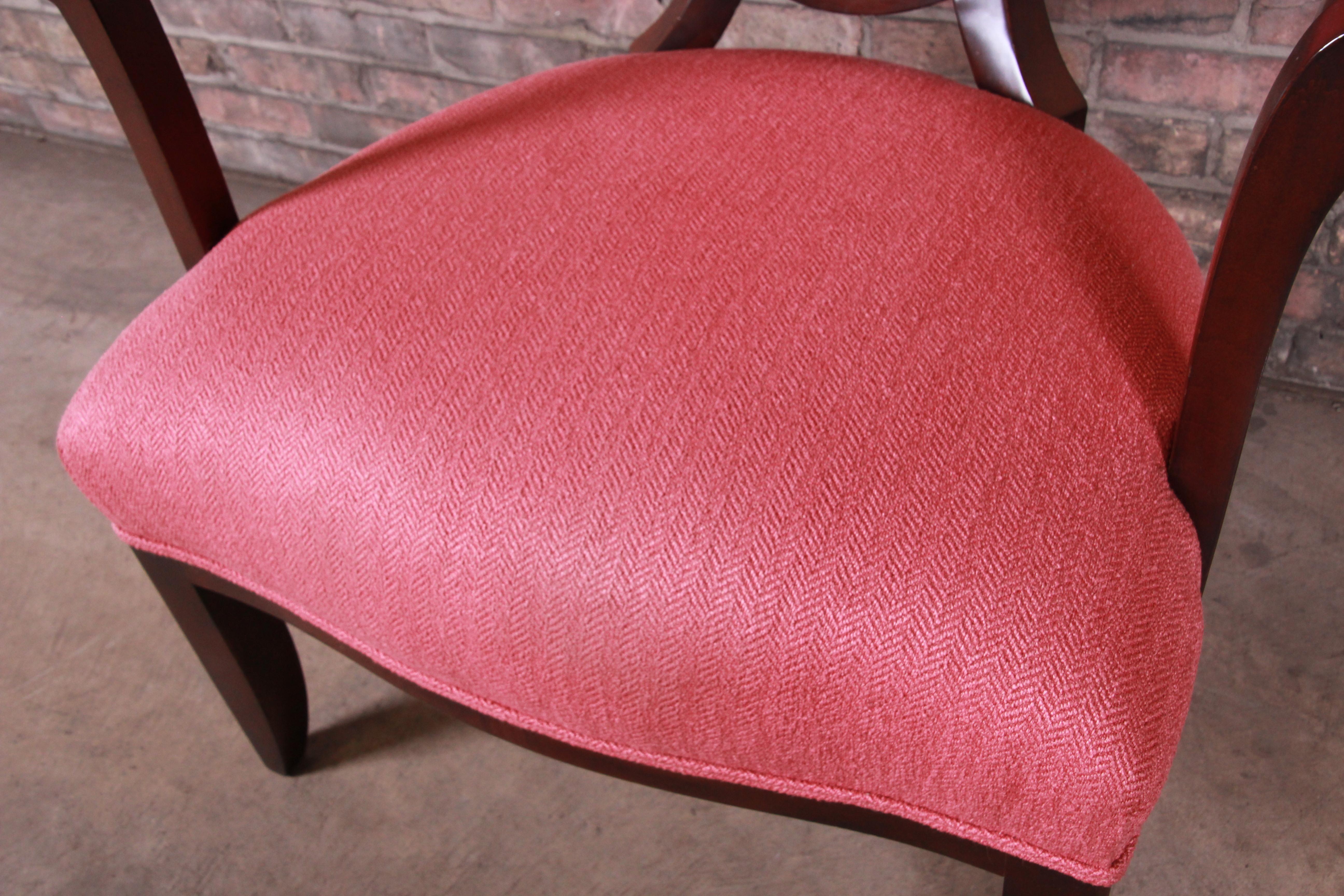 Tissu d'ameublement Barbara Barry pour Baker Furniture, fauteuil de salon contemporain en vente