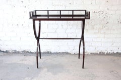Barbara Barry for Baker Furniture Dark Mahogany Drink Tray Table