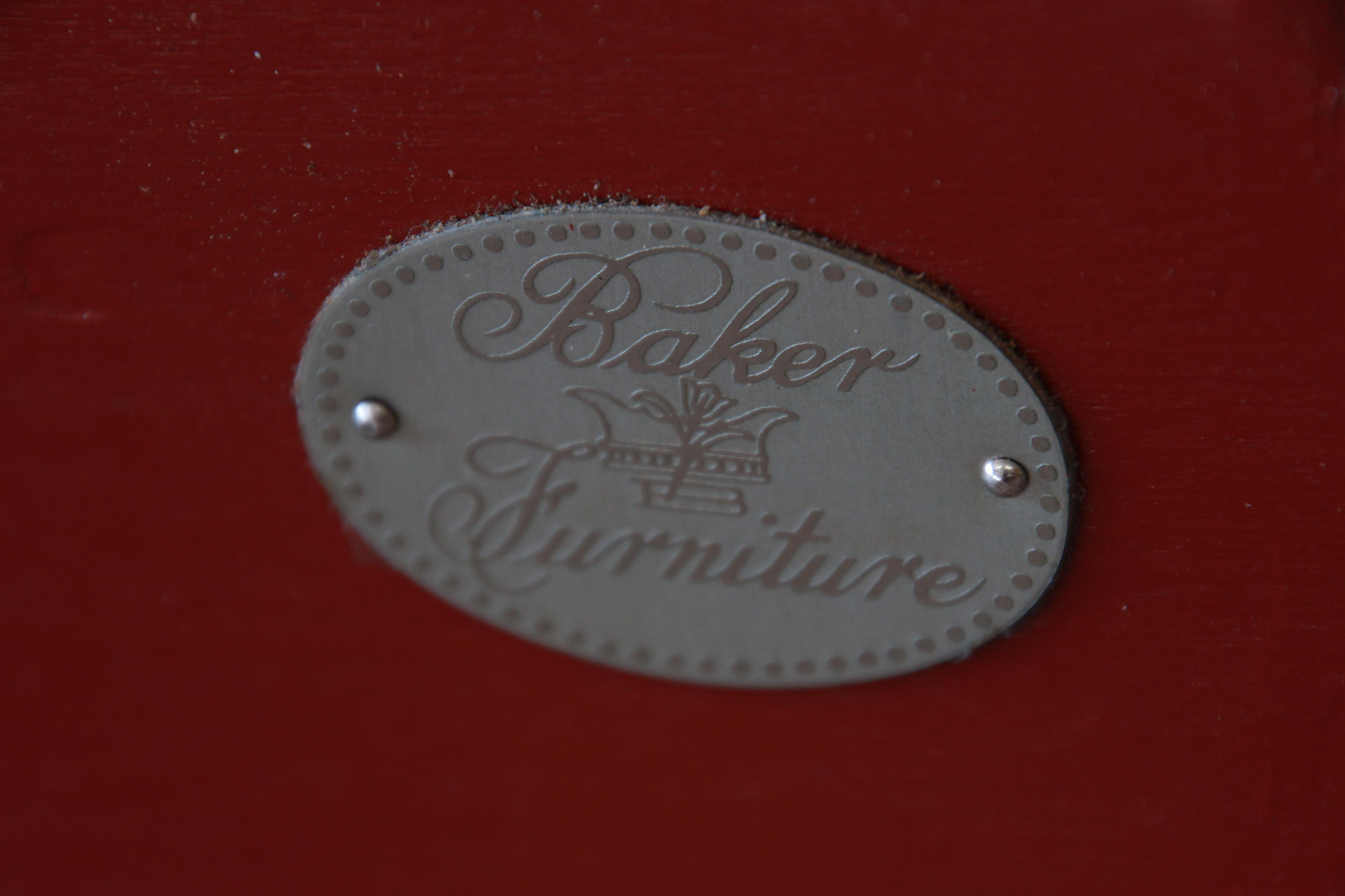 Barbara Barry für Baker Furniture Diamond Gold Leaf Cabinet oder Credenza 6