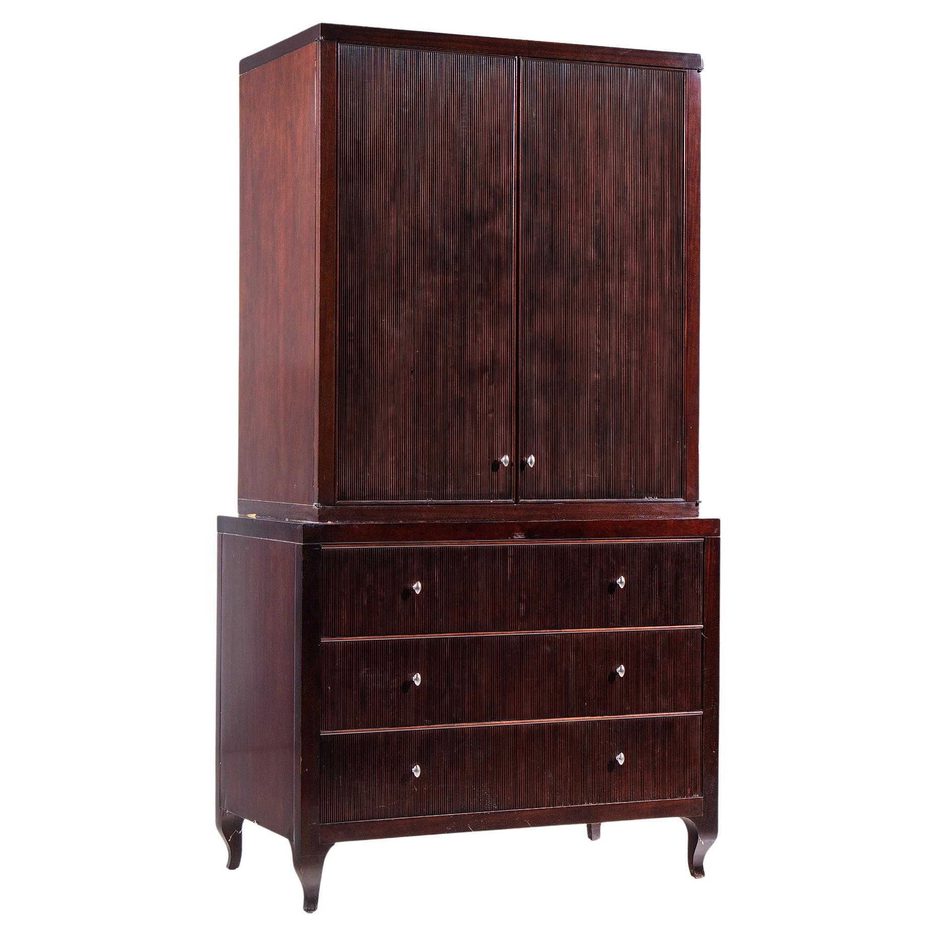 Barbara Barry per Baker Furniture Armadio in mogano in vendita