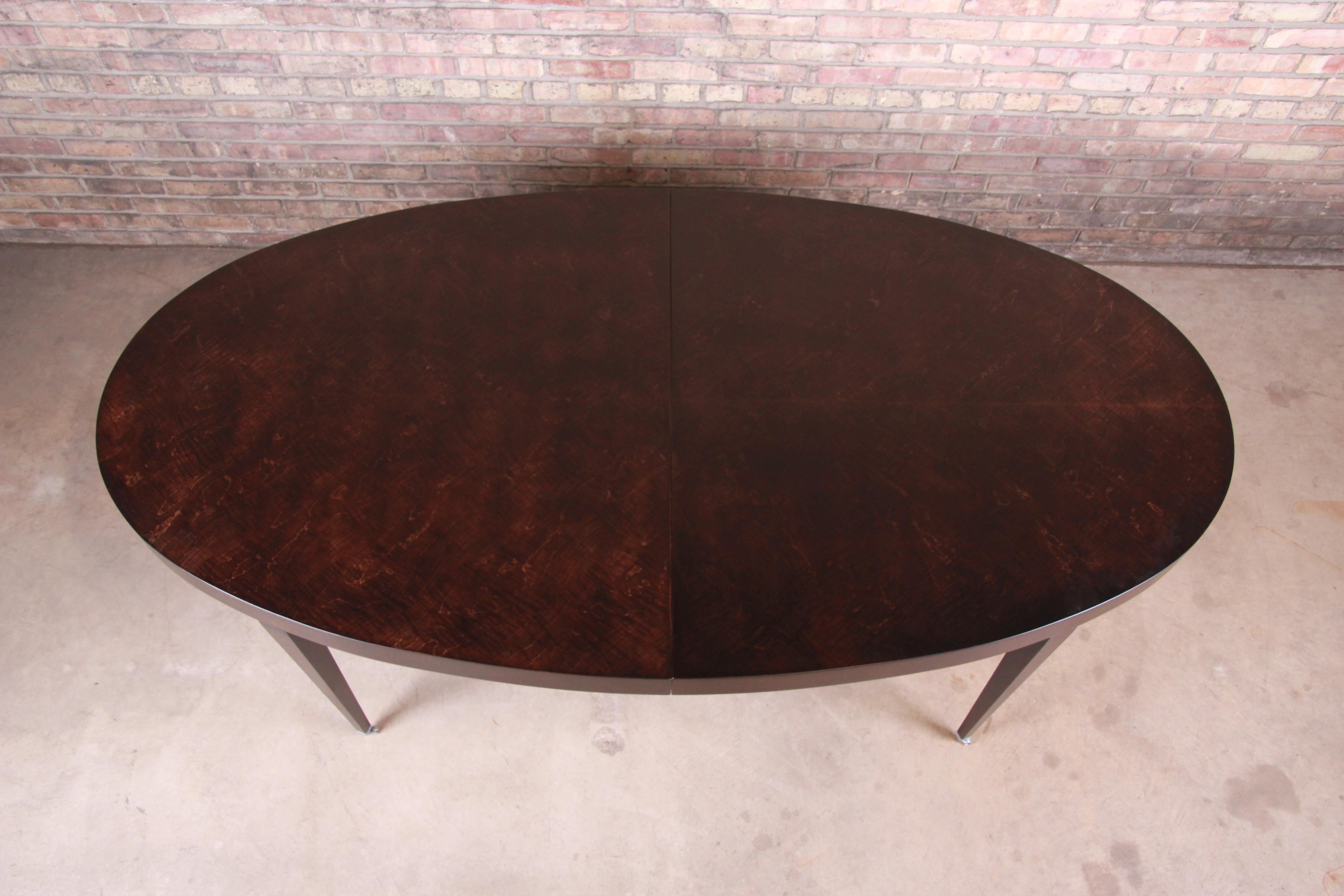 Barbara Barry for Baker Furniture Mahogany Extension Dining Table, Restored 6
