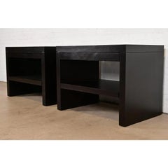 Barbara Barry for Baker Furniture Mahogany Nightstands, Newly Refinished