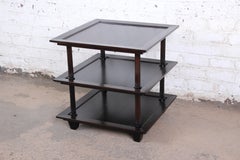 Barbara Barry for Baker Furniture Mahogany Occasional Table, Newly Restored