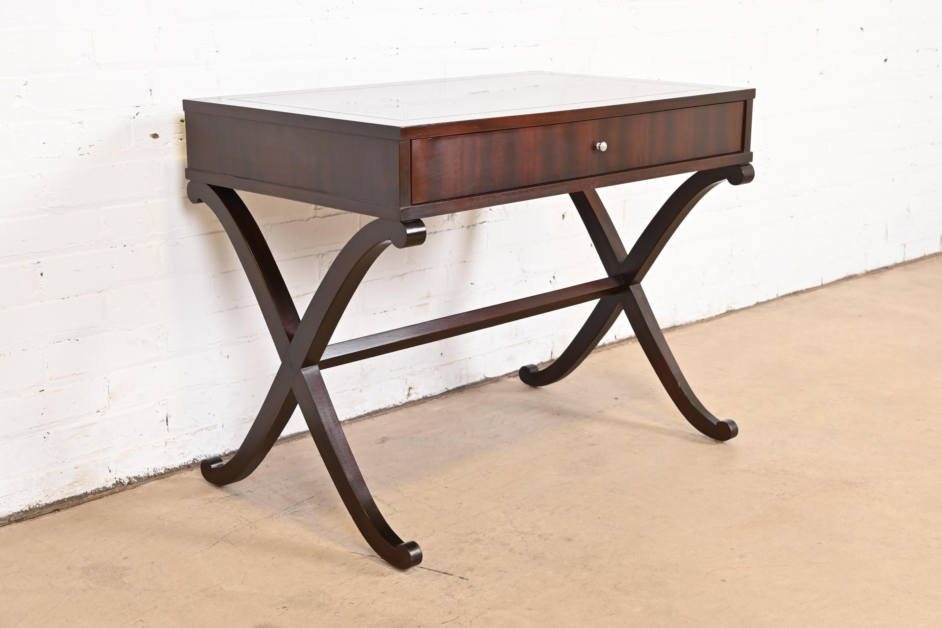 20th Century Barbara Barry for Baker Furniture Mahogany Tea Table or Console Table For Sale