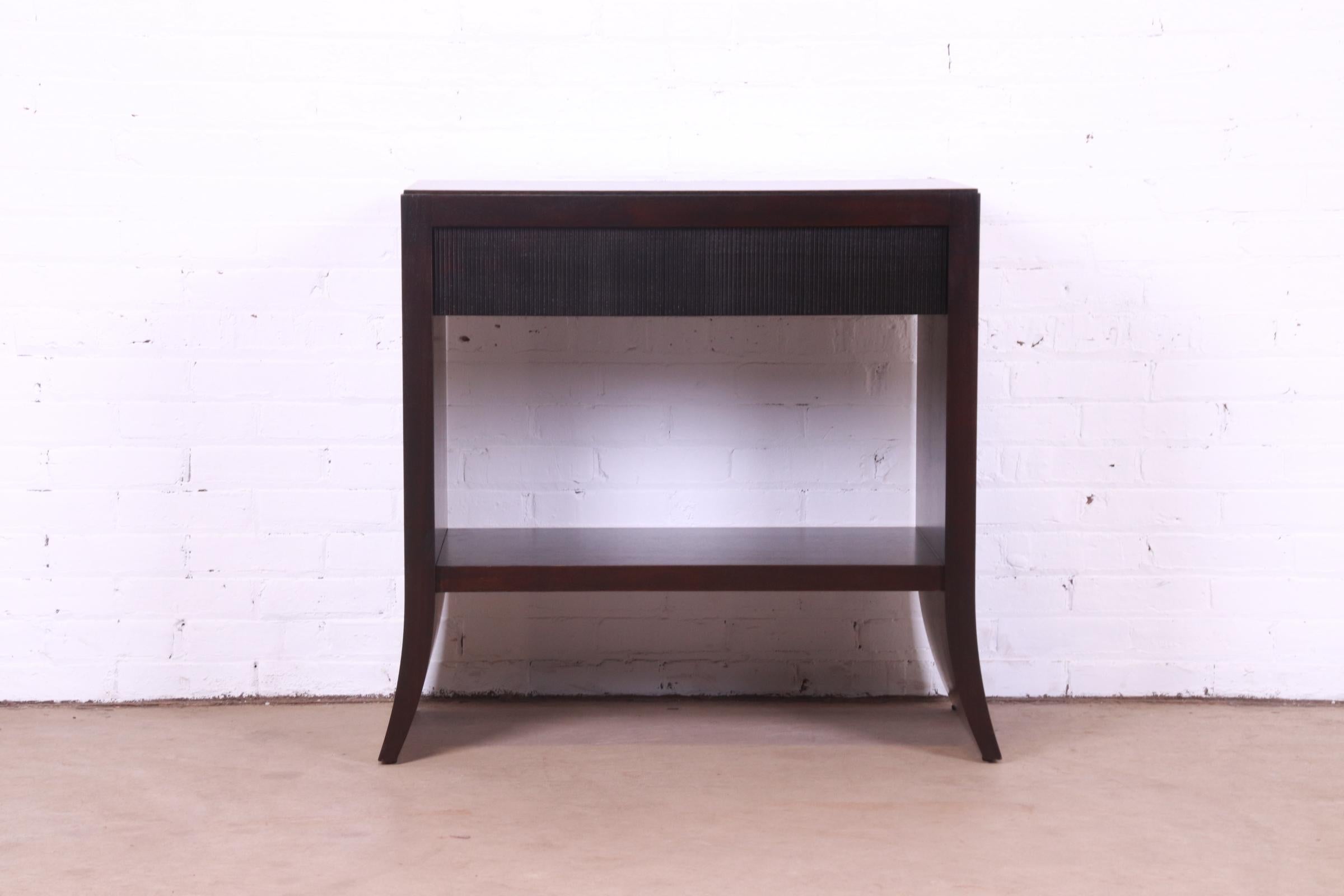 Modern Barbara Barry for Baker Furniture Mahogany Vanity or Console Table, Refinished For Sale