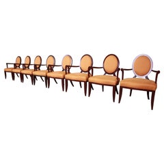 Barbara Barry for Baker Furniture Modern Dining Armchairs, Set of Eight