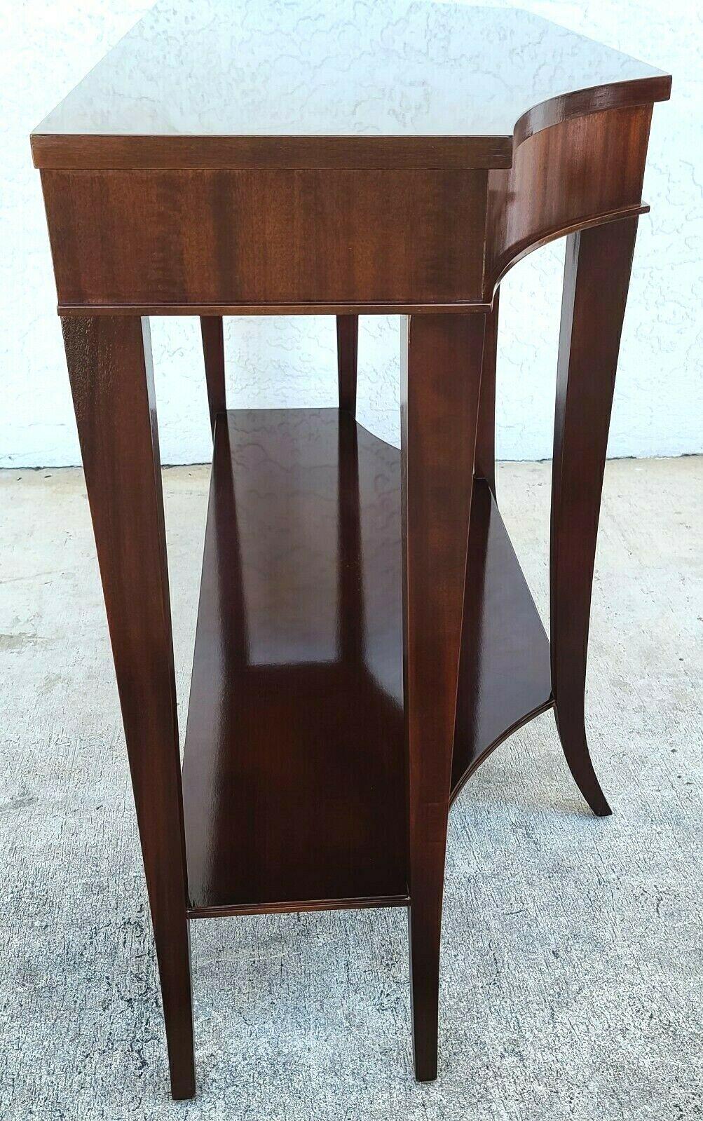 Barbara Barry for Baker Furniture Modern Mahogany Console Table 2