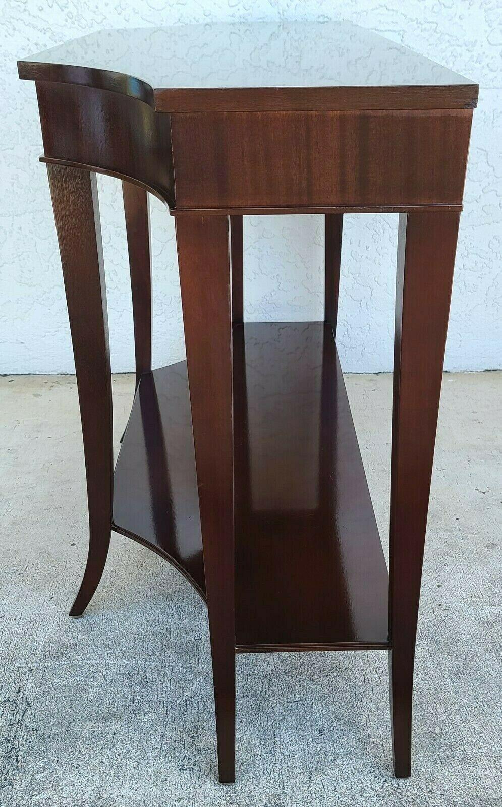 Barbara Barry for Baker Furniture Modern Mahogany Console Table 3