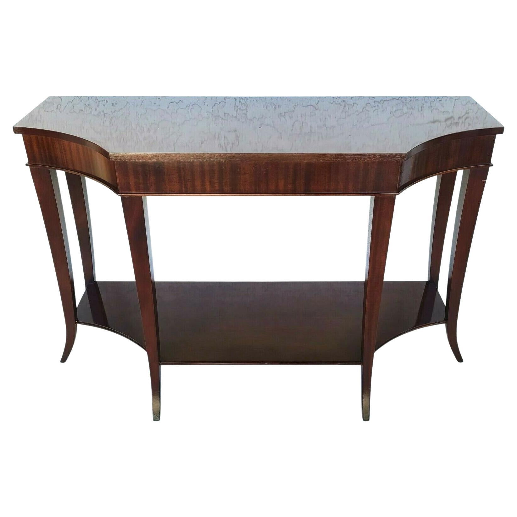 Barbara Barry for Baker Furniture Modern Mahogany Console Table