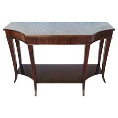 Used Barbara Barry for Baker Furniture Modern Mahogany Console Table