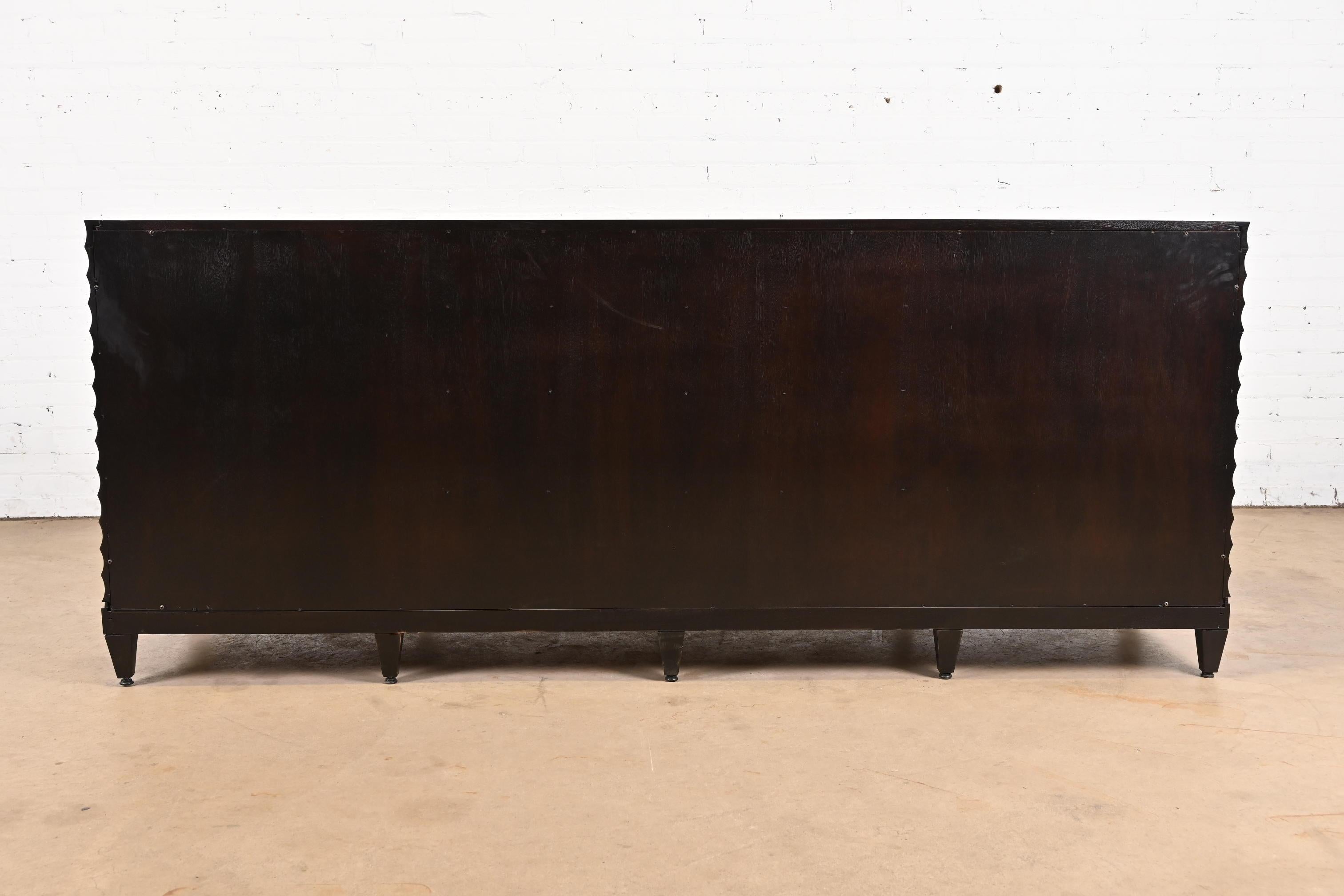 Barbara Barry for Baker Furniture Modern Mahogany Sideboard, Newly Refinished 10