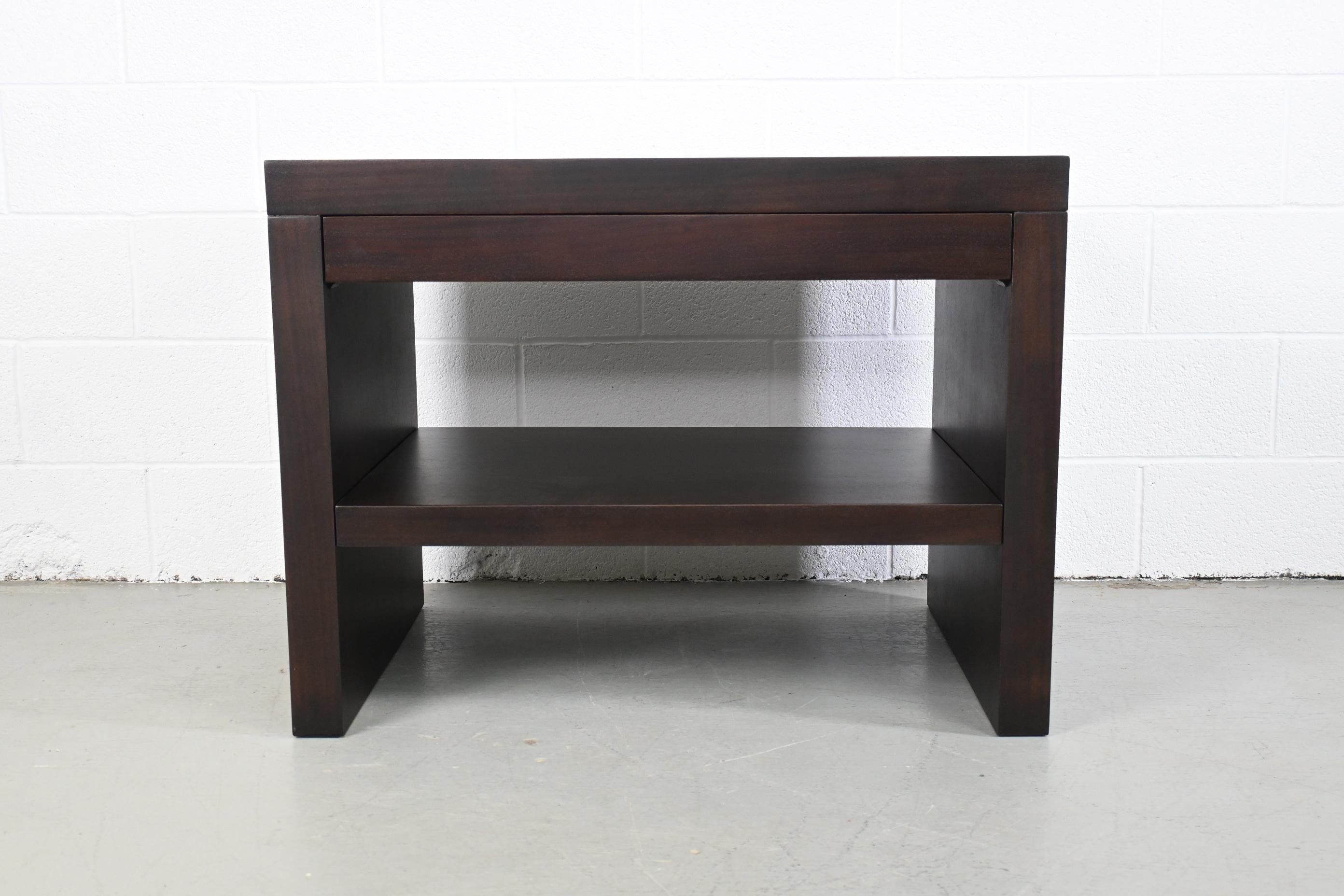 Barbara Barry for Baker Furniture Modern Nightstands, a Pair 6