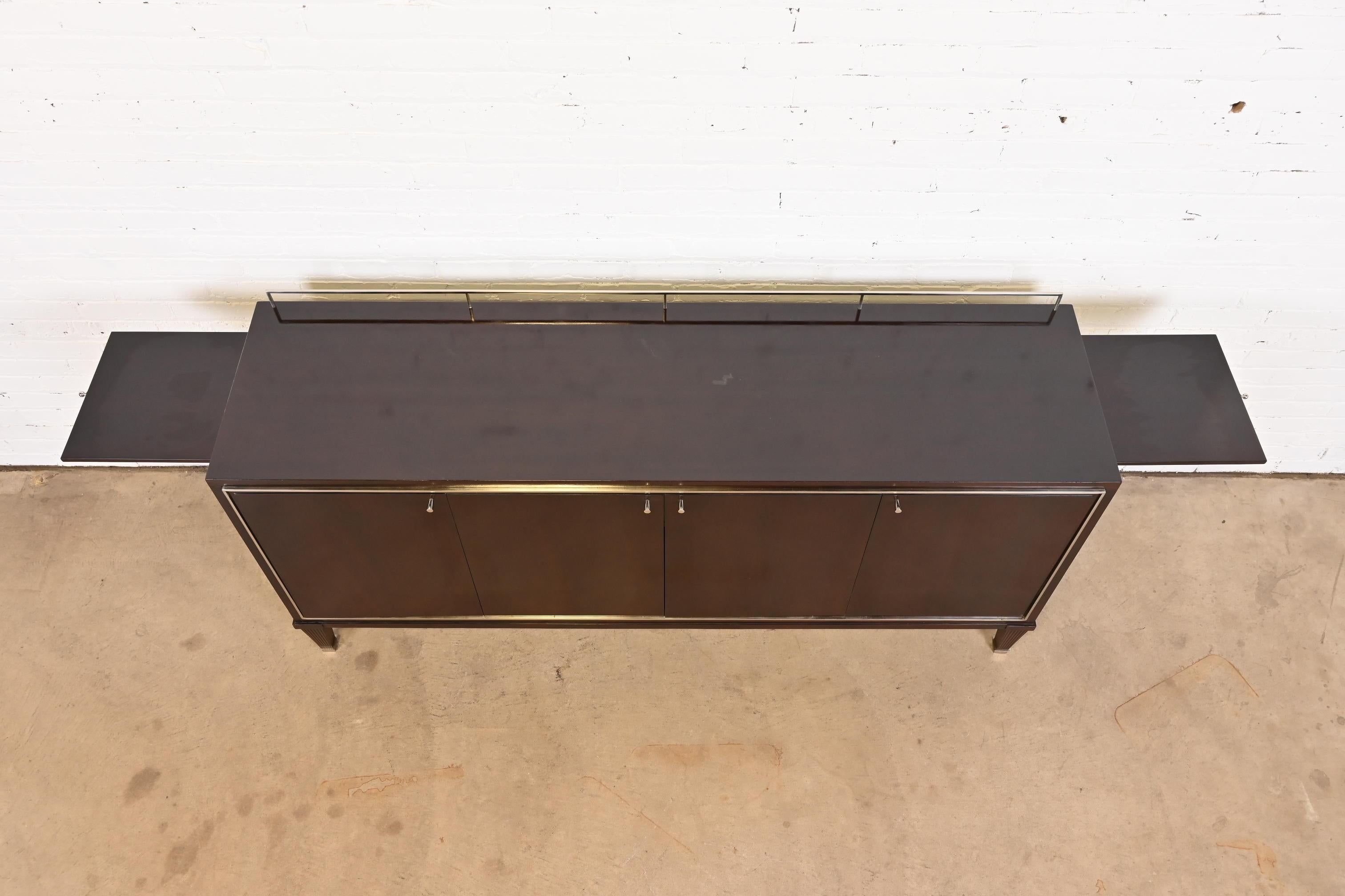 Barbara Barry for Baker Furniture Modern Regency Mahogany Sideboard Credenza 7