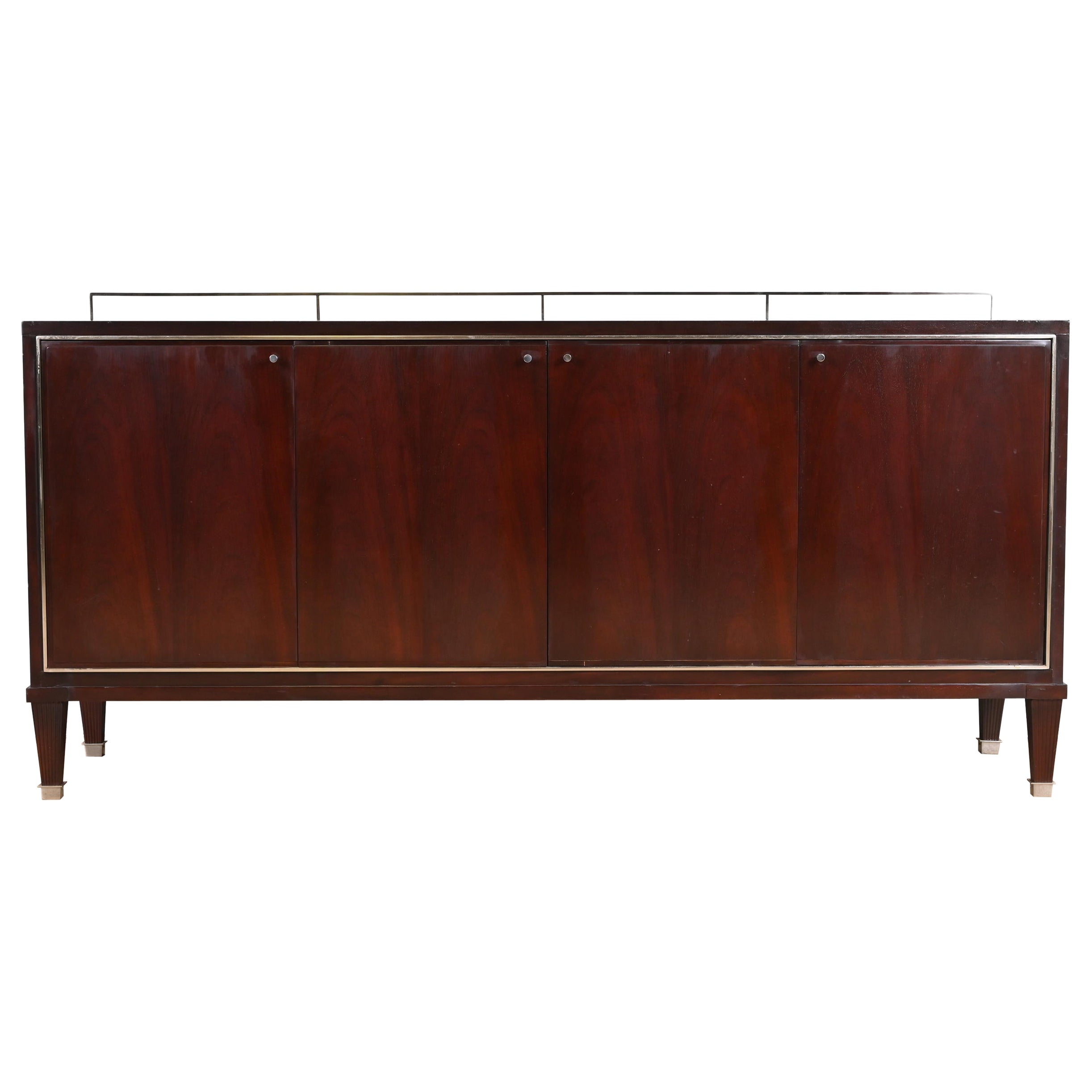 Barbara Barry for Baker Furniture Modern Regency Mahogany Sideboard Credenza