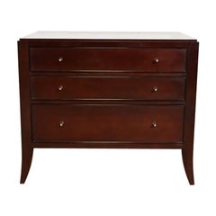 Barbara Barry for Baker Furniture Modern Regency Three-Drawer Bedside Chest