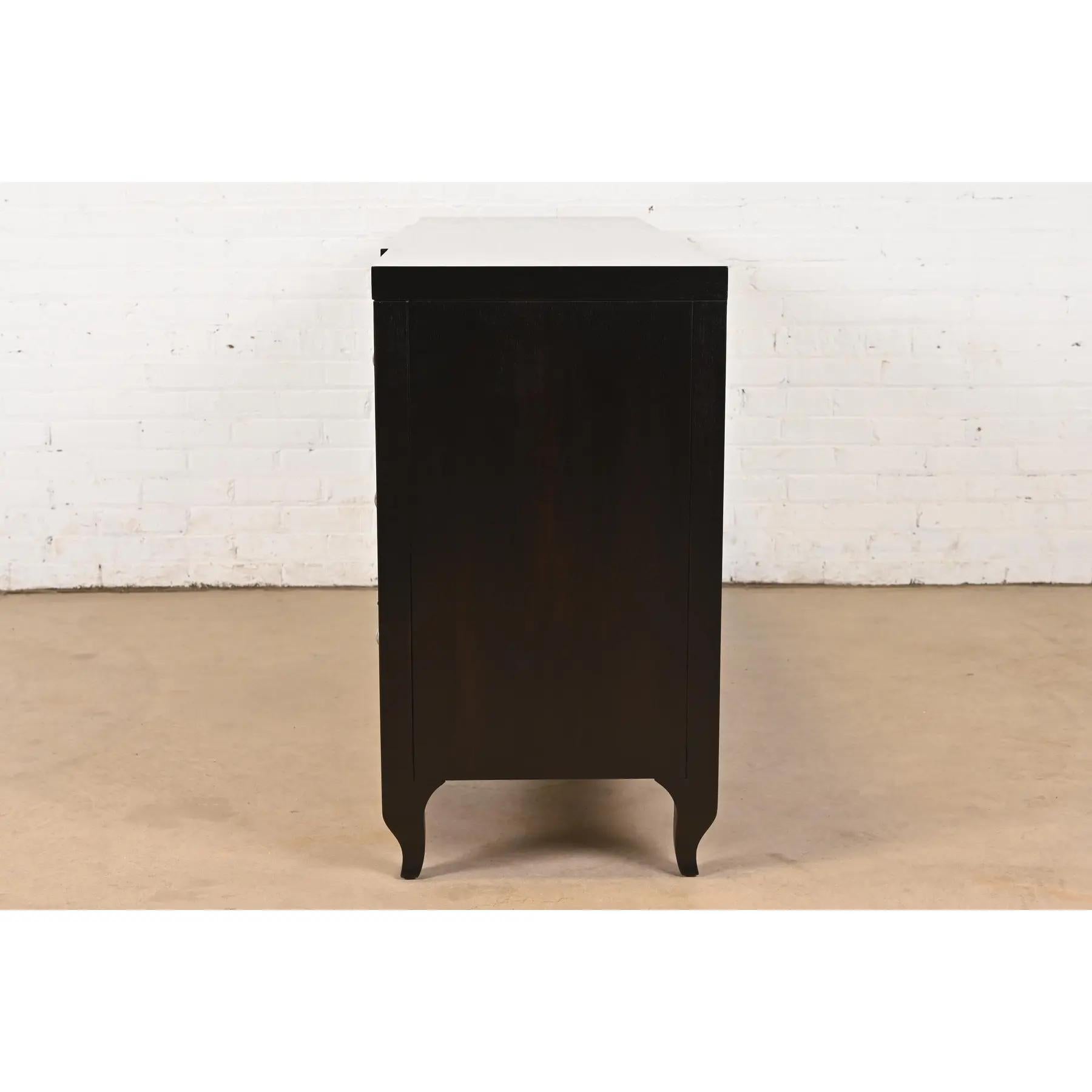Barbara Barry for Baker Furniture Modern Sark Mahogany Dresser, Refinished For Sale 5