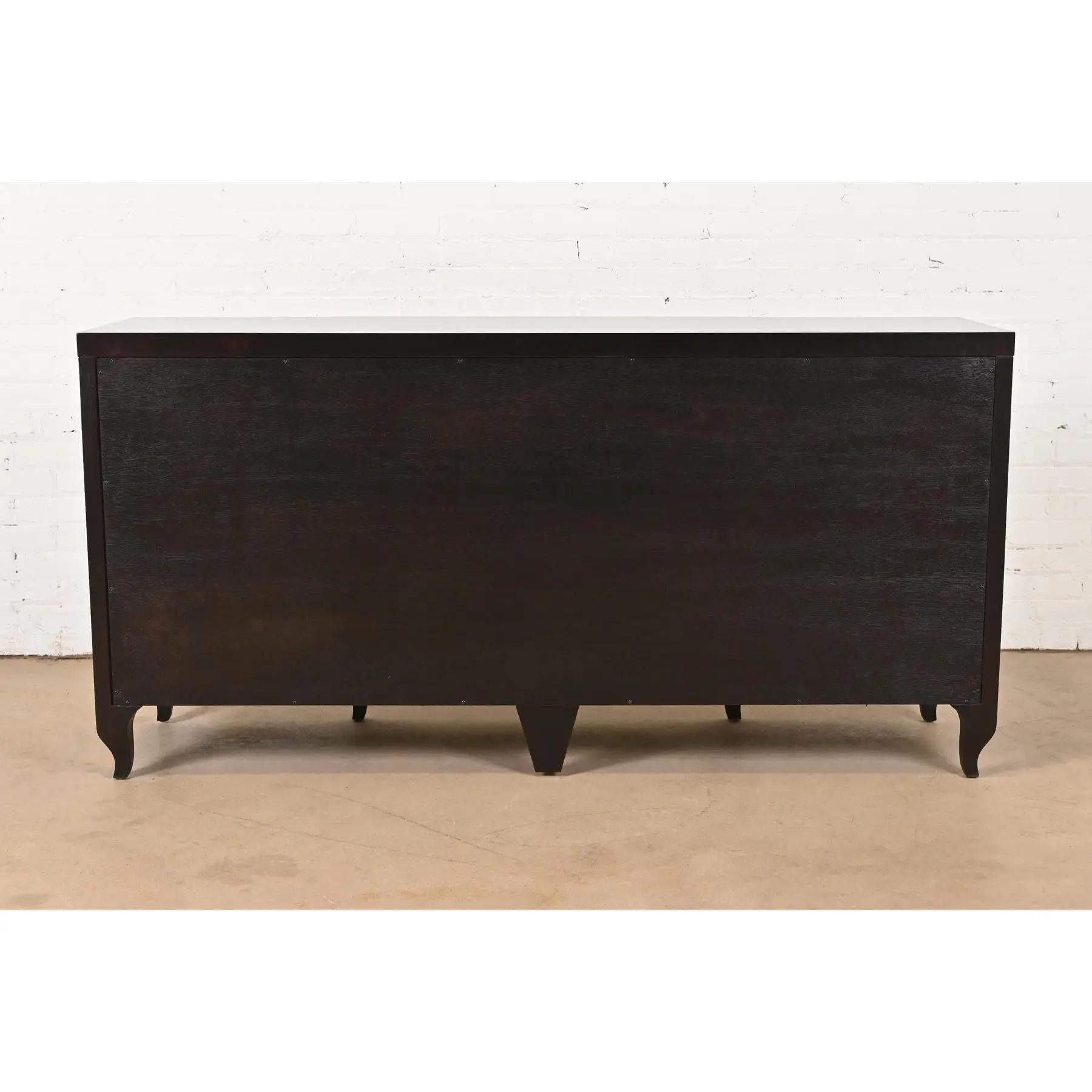 Barbara Barry for Baker Furniture Modern Sark Mahogany Dresser, Refinished For Sale 6