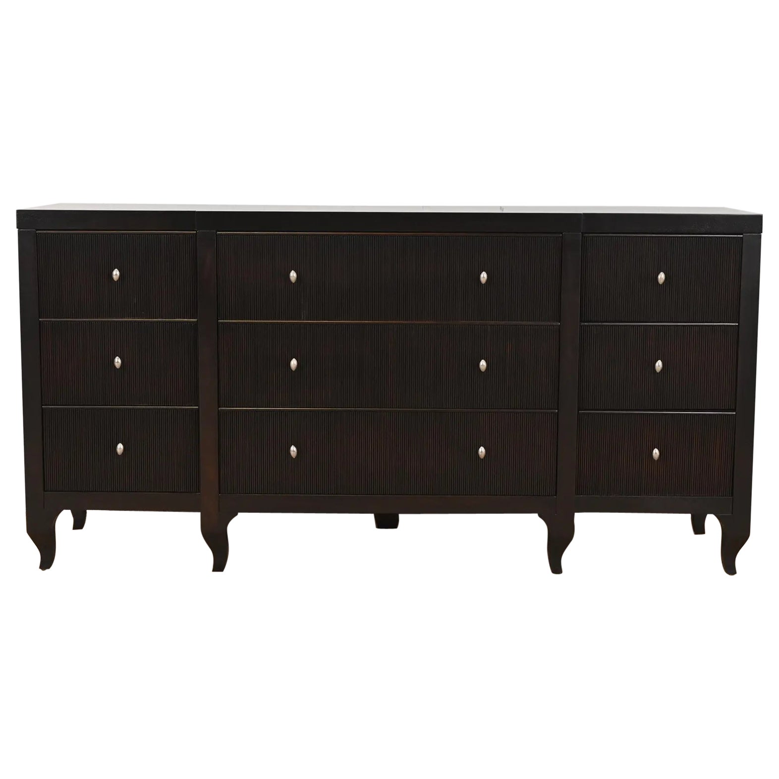 Barbara Barry for Baker Furniture Modern Sark Mahogany Dresser, Refinished