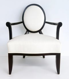 Barbara Barry for Baker Furniture Oval X-Back Club Chair