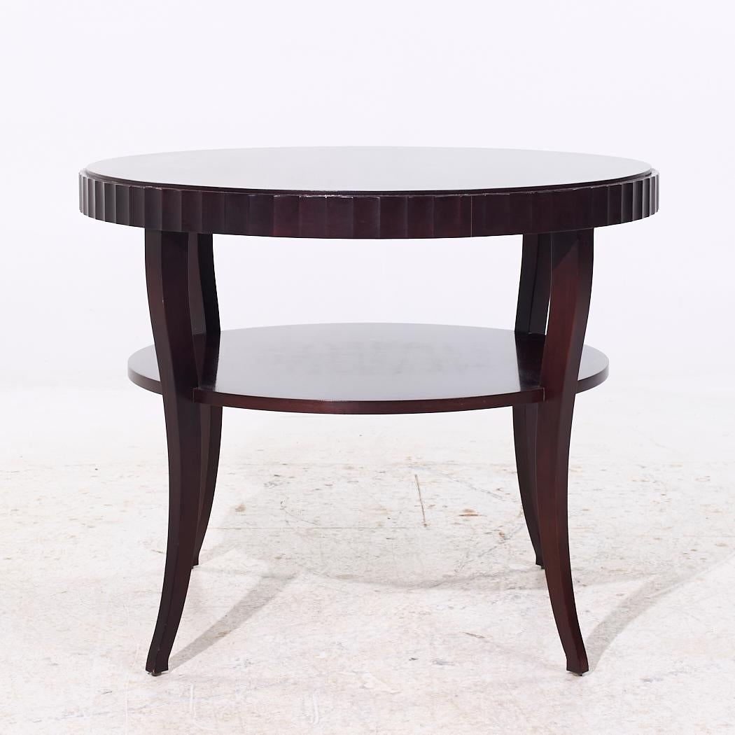 Barbara Barry para Baker Furniture Mesa consola redonda de caoba en Bueno estado para la venta en Countryside, IL