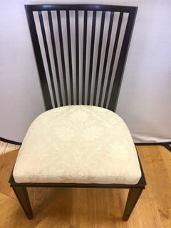 Barbara Barry for Baker Furniture Set of Six Slat Back Dining Room Chairs