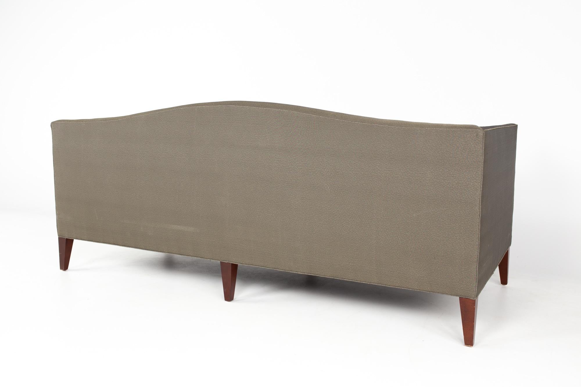 Upholstery Barbara Barry for Baker Grey 2 Seat Sofa Daybed