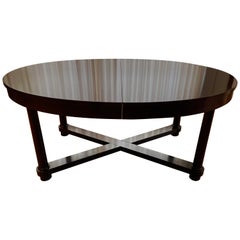 Baker Mahogany Dining Table, Barbara Barry for Baker 