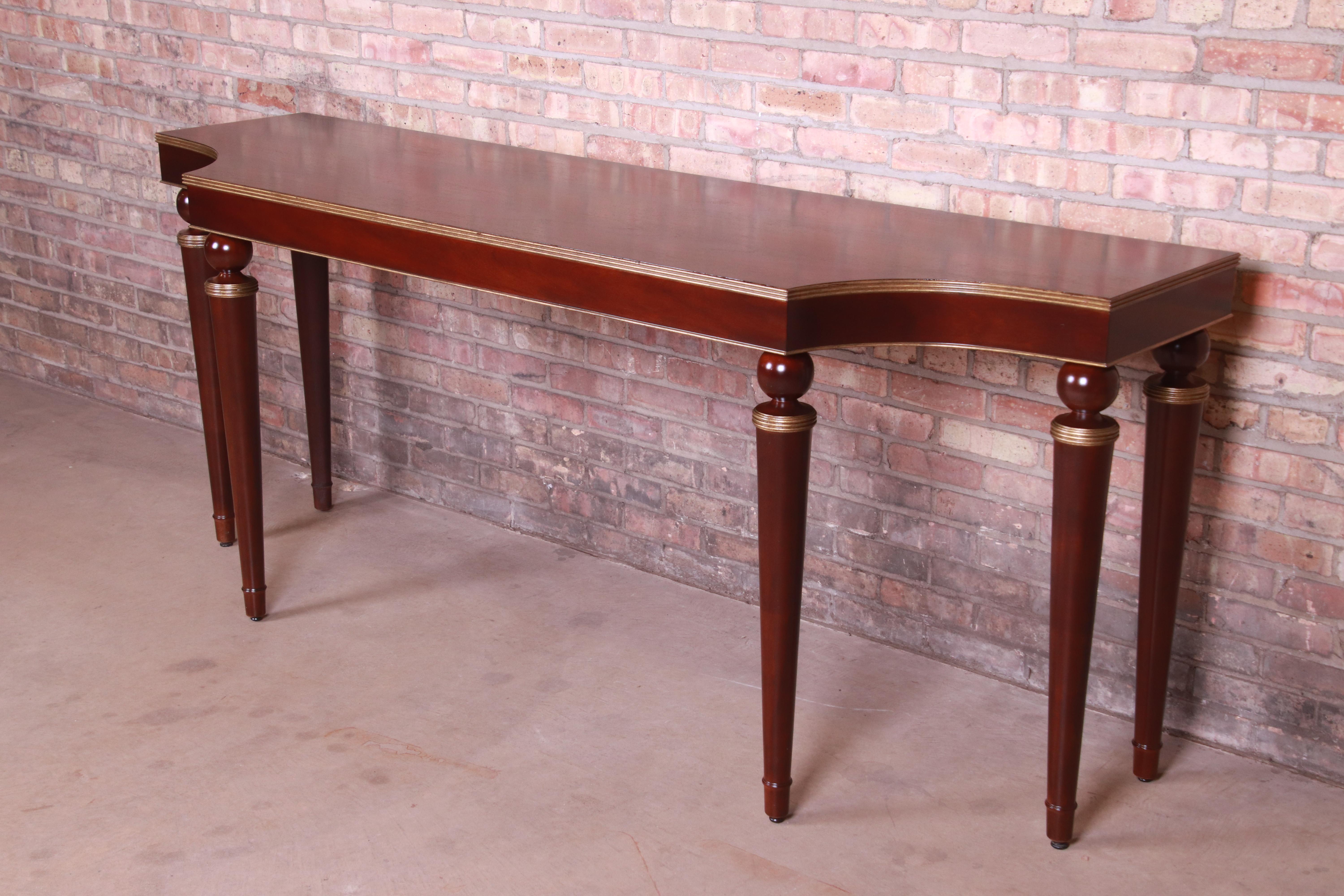 baker console table
