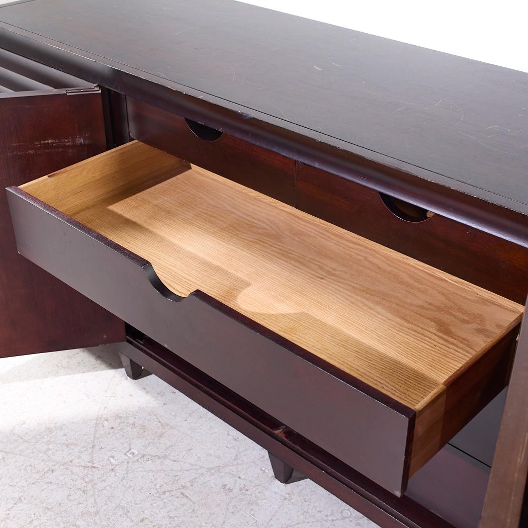 Barbara Barry for Baker Mahogany Fluted Sideboard Credenza For Sale 4