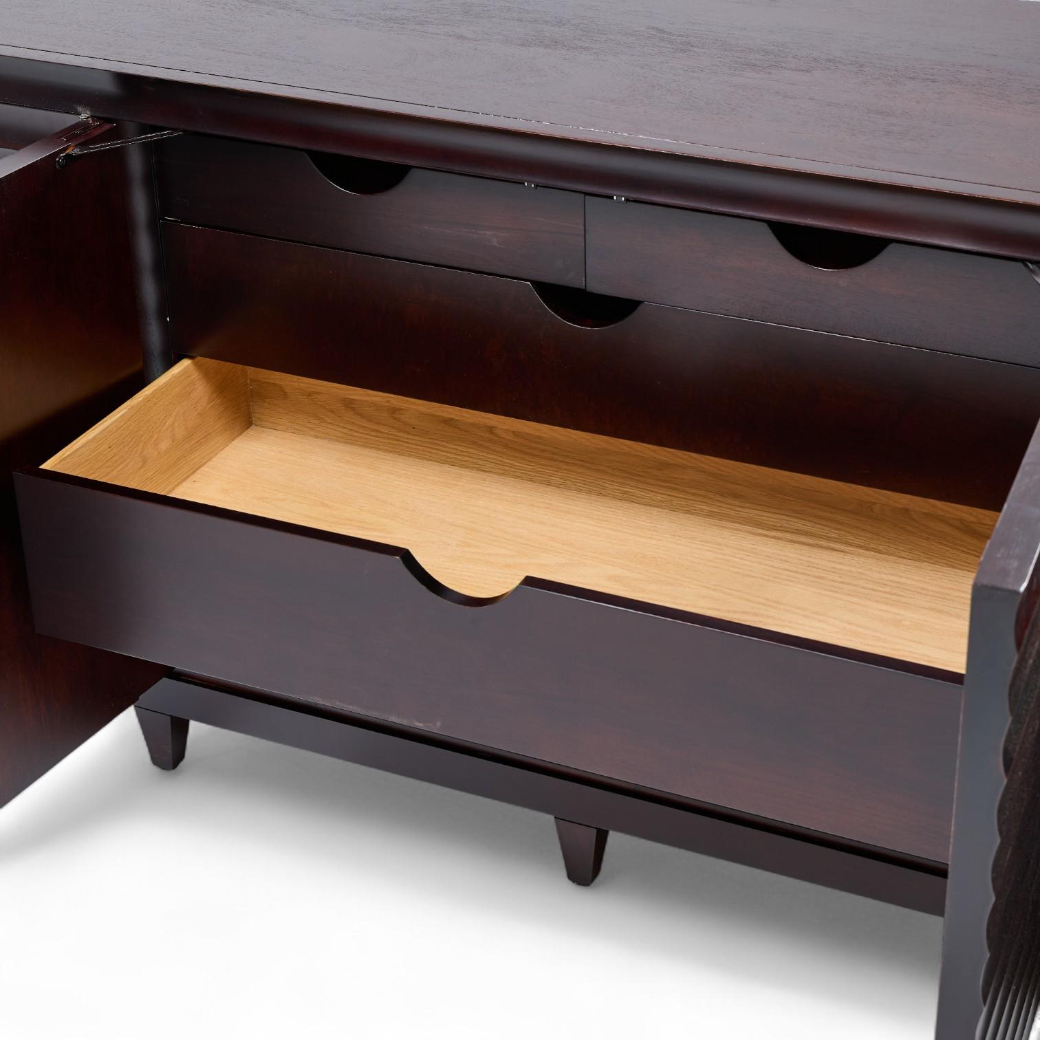 Barbara Barry for Baker Mahogany Fluted Sideboard Credenza im Angebot 3