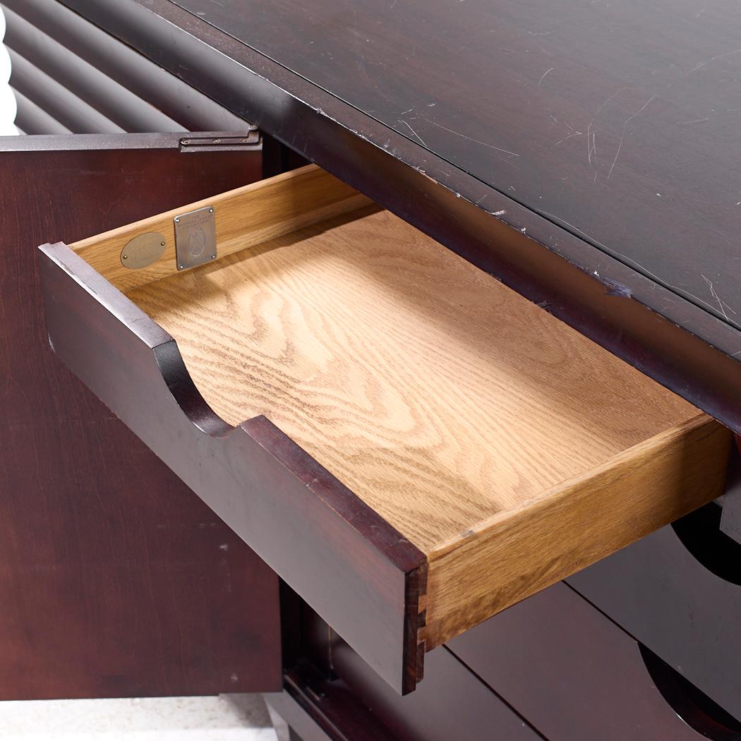 Barbara Barry for Baker Mahogany Fluted Sideboard Credenza For Sale 5